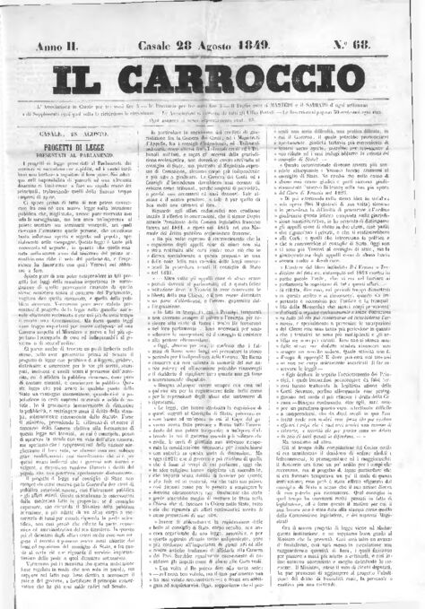 Il Carroccio - Edizione 68 del 28/08/1849
